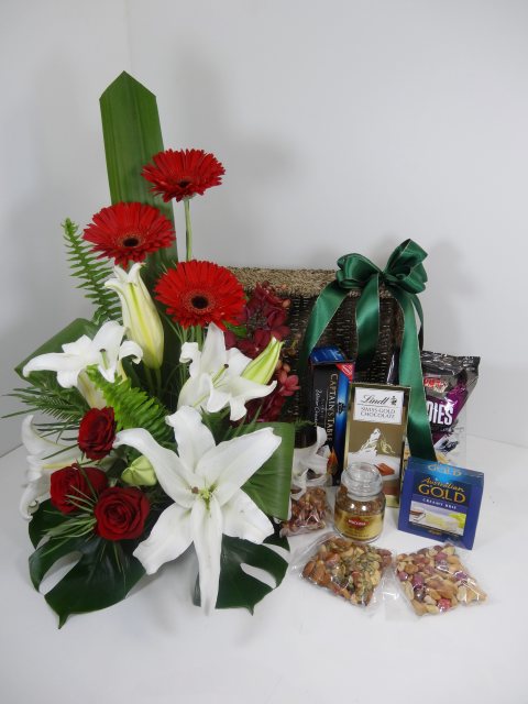 sweet and savoury gift basket