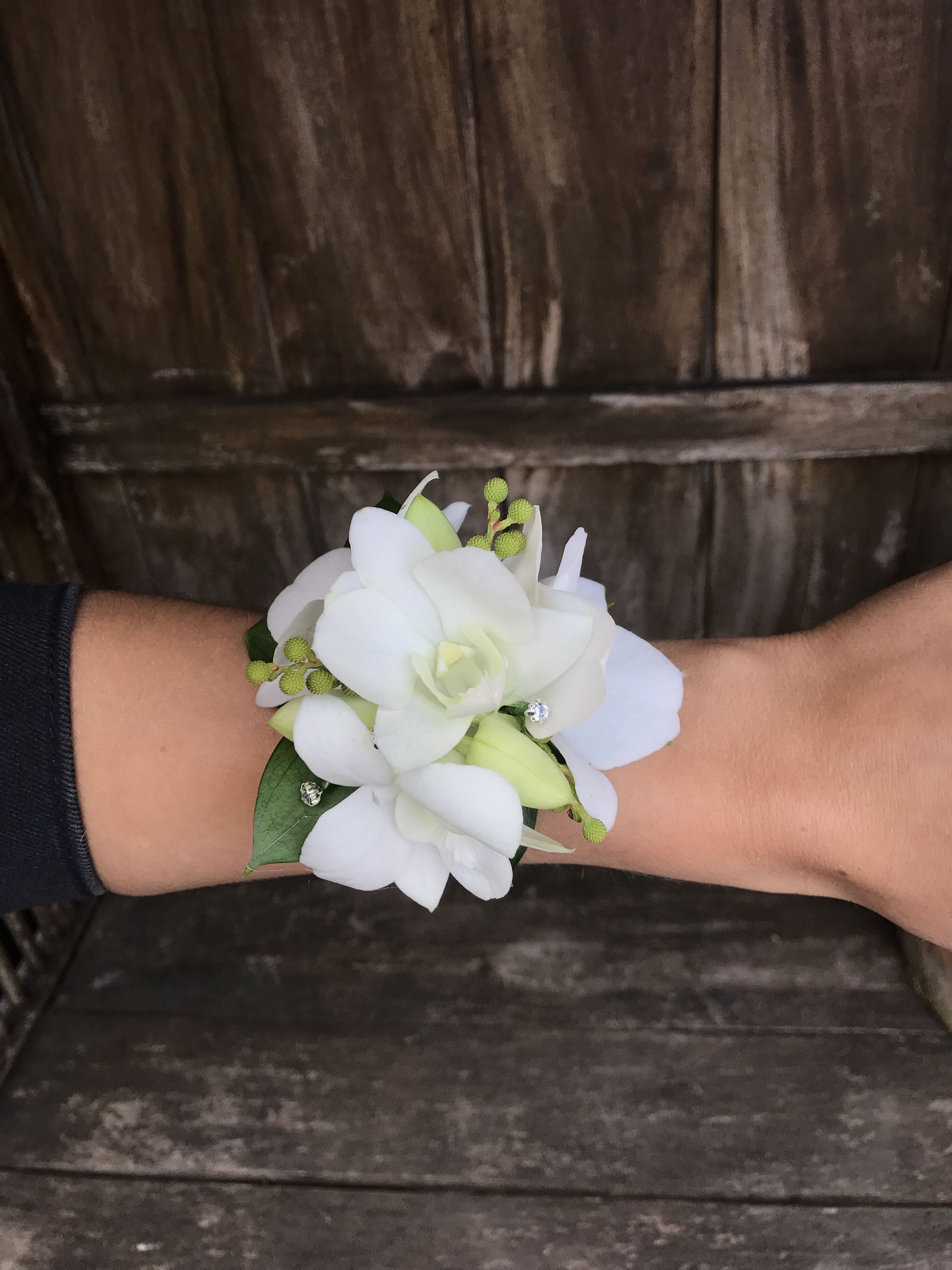 Orchid Corsage White