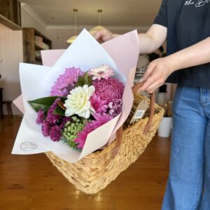 Market Basket with Blooms