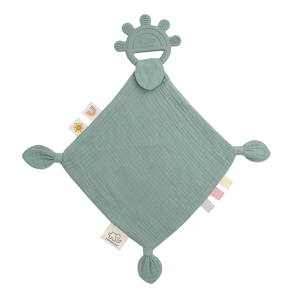 Muslin Comfort Teether - Sage - Image 4