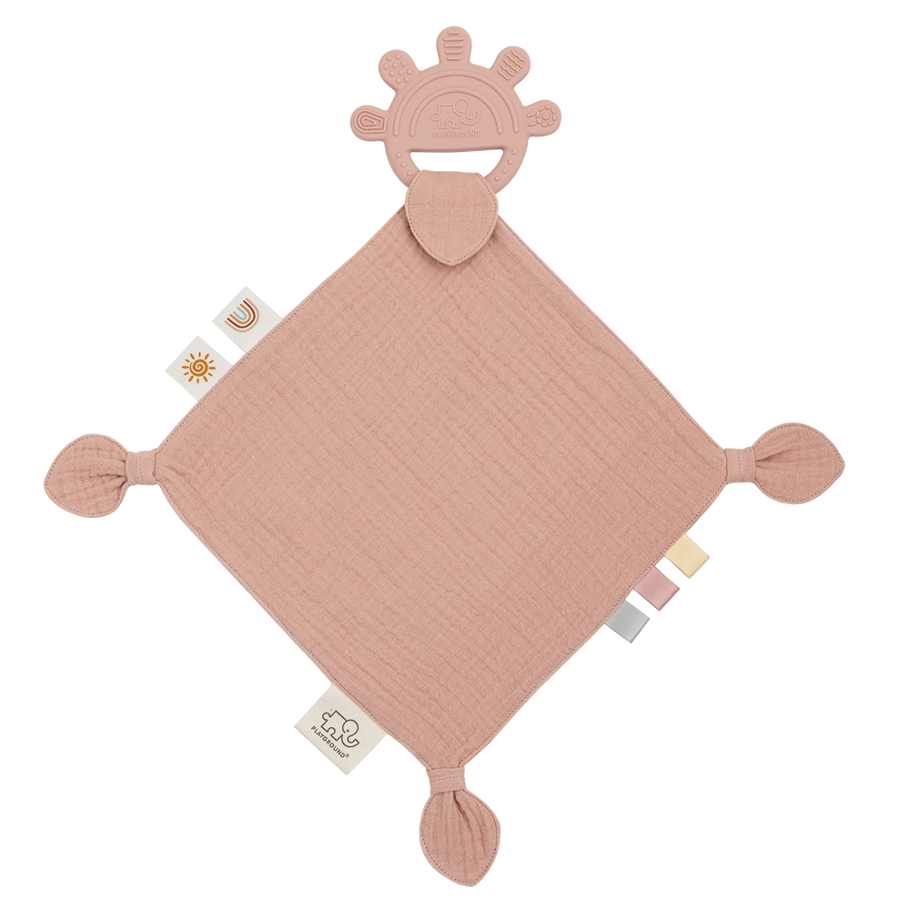 Muslin Comfort Teether - Pink - Image 5