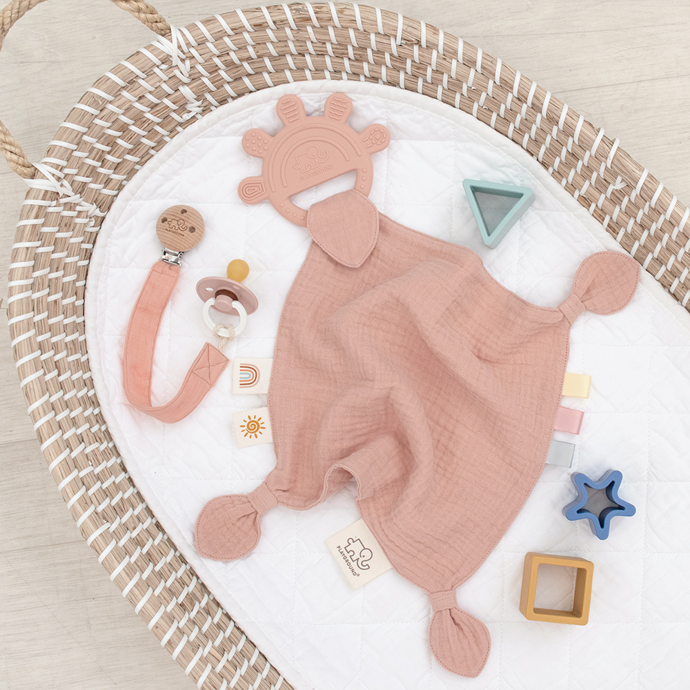 Muslin Comfort Teether - Pink