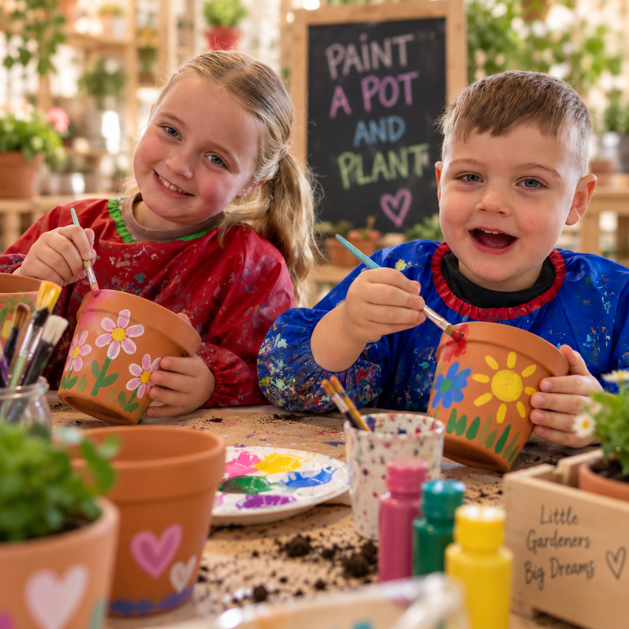 Pot Painting & Planting Kids Workshop - 10th October - Image 2